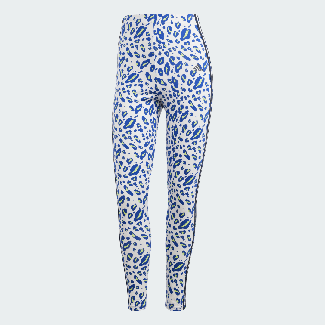 Essentials 3-Stripes Animal Print Tights Essentials 3-Stripes Animal Print Tights