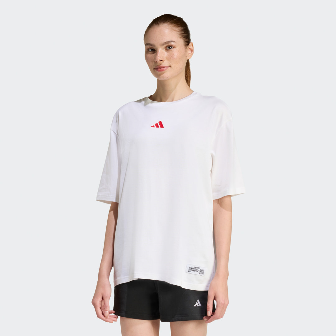 MINI EMBROIDERY OVERSIZED GRAPHIC T-SHIRT