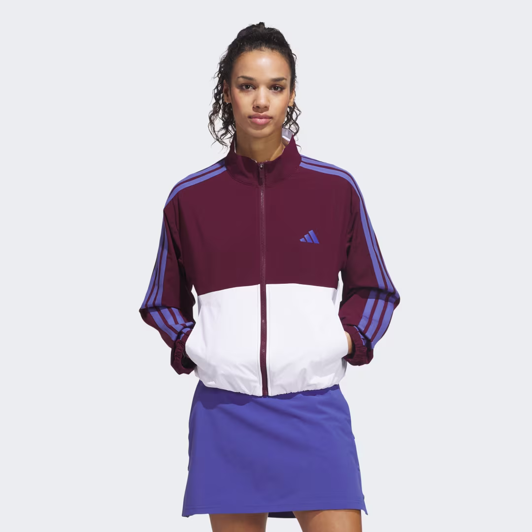 Beyond The Course Colorblock Twistweave Full-Zip Jacka