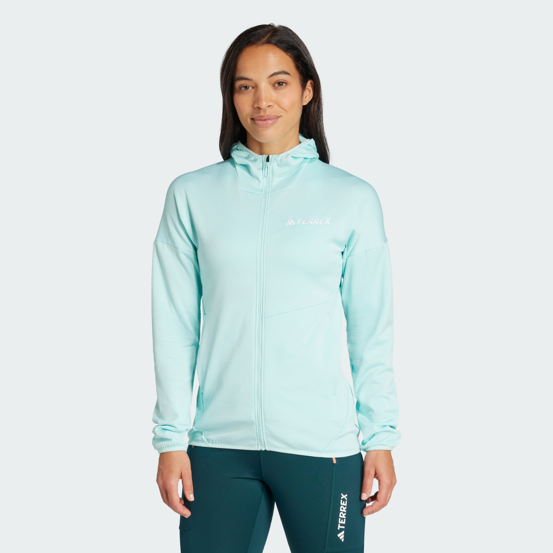 Terrex Xperior Climawarm Light Fleecejacka med huva