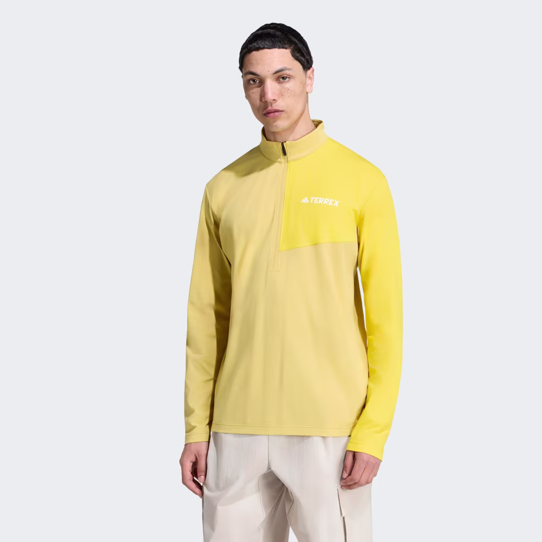 Terrex Multi Climacool långärmad t-shirt med 1/2 dragkedja