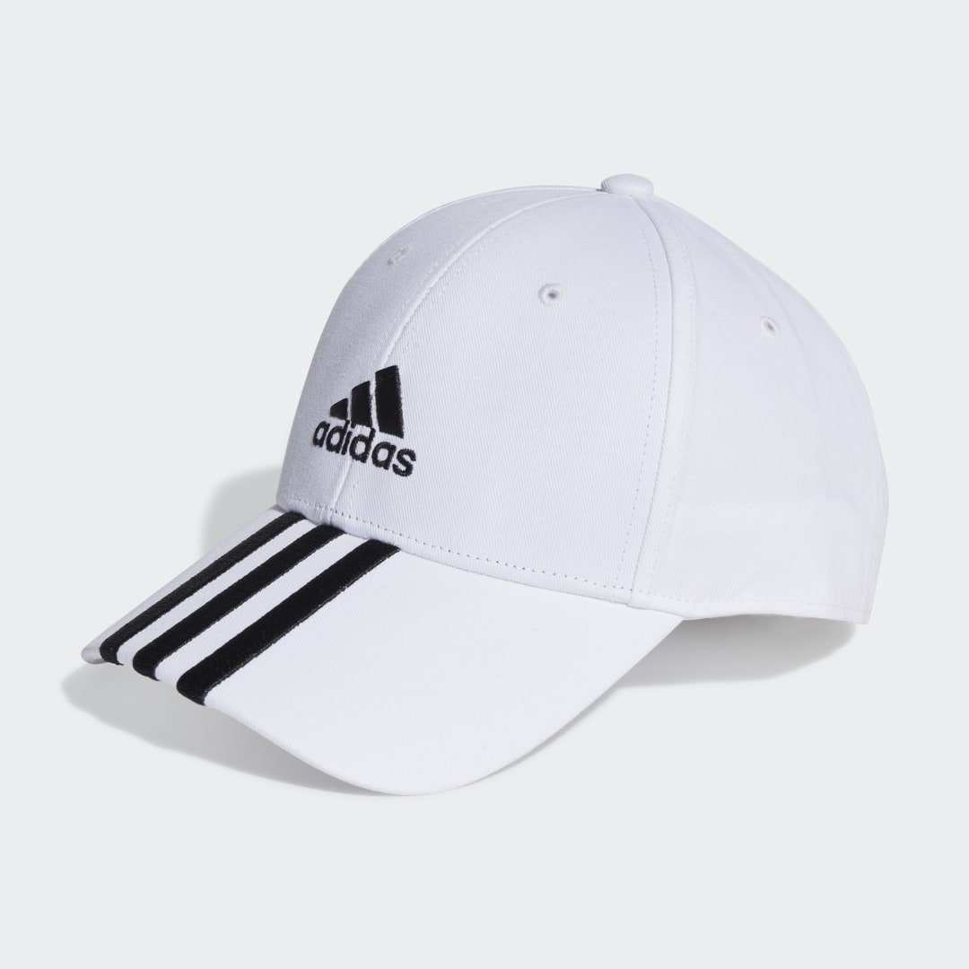 3-Stripes Basebollkeps i bomullstwill