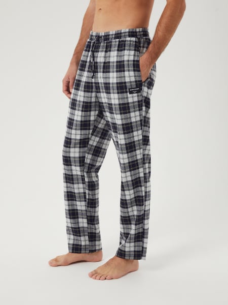Björn Borg Core Flannel Pyjama Pants Svart, L