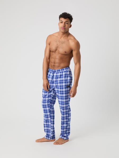Björn Borg Core Flannel Pyjama Pants Blå, L