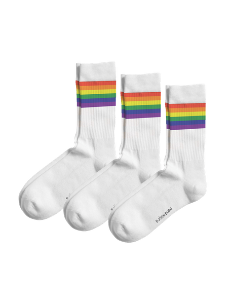 Björn Borg Core Crew Socks 3-pack Vit, 36-40