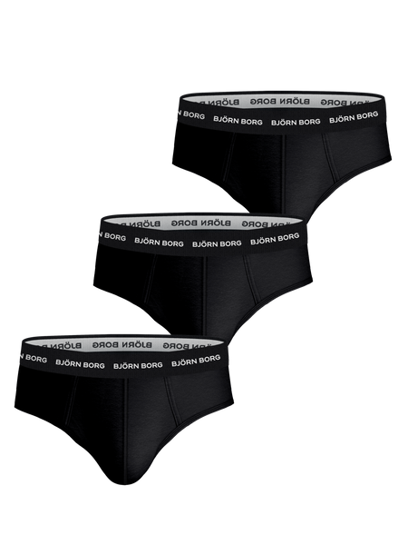 Björn Borg Cotton Stretch Brief 3-pack Svart, L