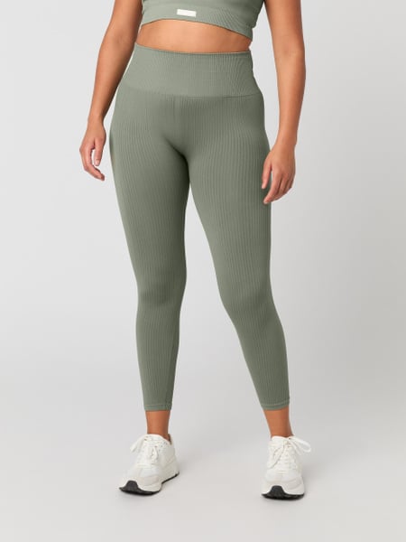 Björn Borg Studio Seamless Rib Tights Grön, L