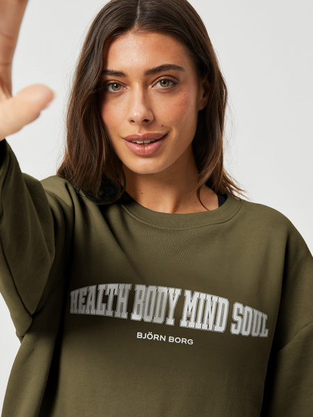 Björn Borg Ace Boyfriend Crew Grön, L