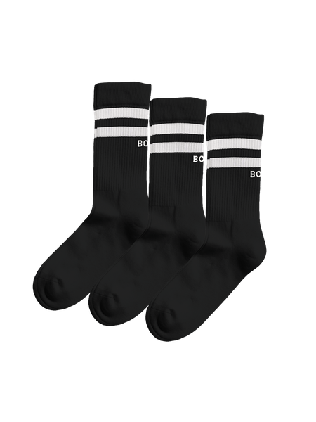 Björn Borg Core Crew Socks 3-pack Svart, 36-40