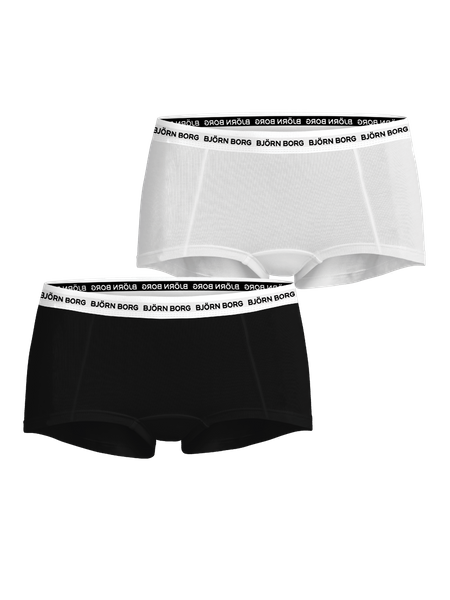 Björn Borg Core Logo Minishorts 2-pack Svart, L