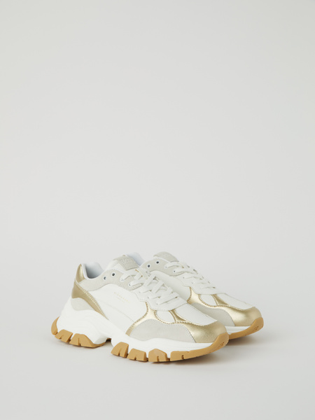 Björn Borg Women's Matt Metallic Sneakers R2600 Vit, 36