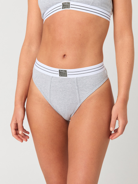 Björn Borg Core Original High Waist Brief 2-pack Grå, L