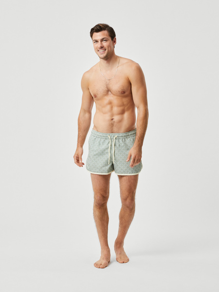 Björn Borg Borg Retro Print Swim Shorts Grön, L