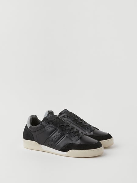 Björn Borg Men's Leather Sneaker Sl200 Svart, 40