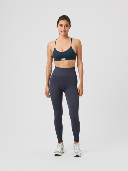 Björn Borg Studio Seamless Ribbed Tights Grå, L