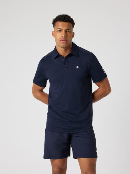 Björn Borg Ace Mesh Panel Polo Shirt Marinblå, L
