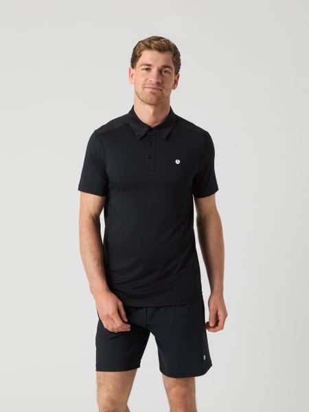 Björn Borg Ace Mesh Panel Polo Shirt Svart, L