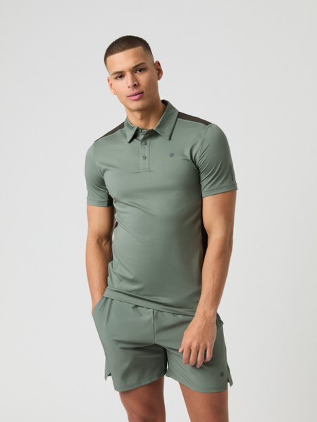 Björn Borg Ace Mesh Panel Polo Shirt Grön, L