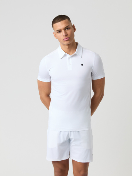 Björn Borg Ace Mesh Panel Polo Shirt Vit, L