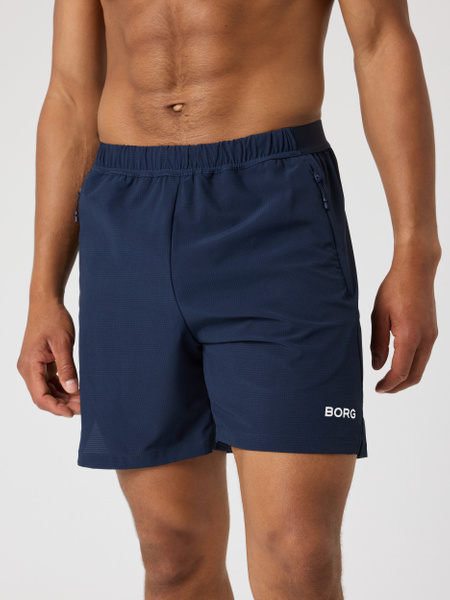 Björn Borg Borg Zip Shorts 7 Inch Marinblå, L