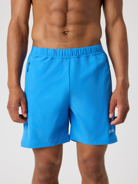 Björn Borg Borg Zip Shorts 7 Inch Blå, L