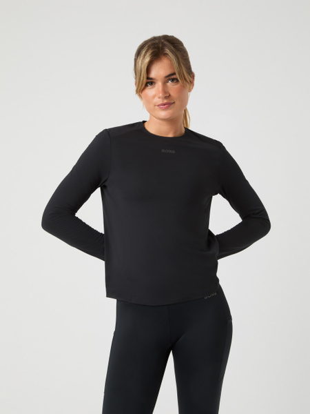 Björn Borg Borg Running Feather Long Sleeve T-shirt Svart, L