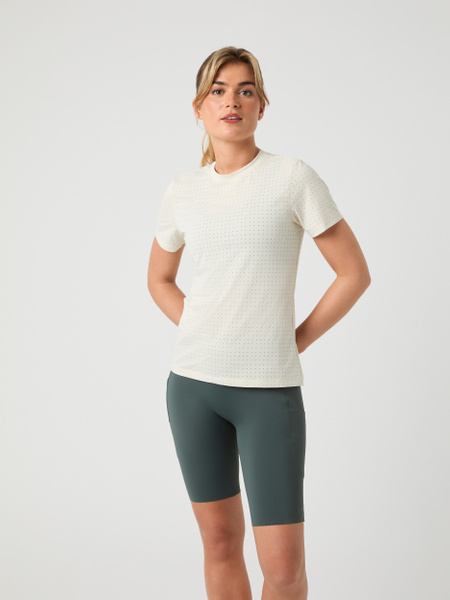 Björn Borg Borg Running Perforated T-shirt Vit, L