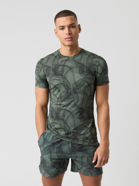 Björn Borg Ace Printed T-shirt Grön, L