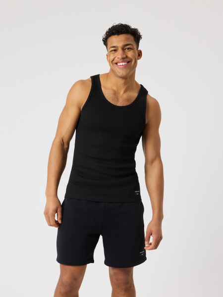 Björn Borg Centre Ribbed Tank Svart, L