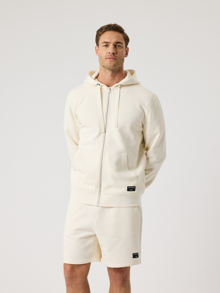 Björn Borg Centre Zip Hoodie Vit, L