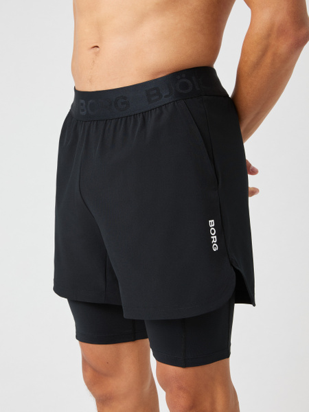 Björn Borg Borg 2 In 1 Shorts Svart, L