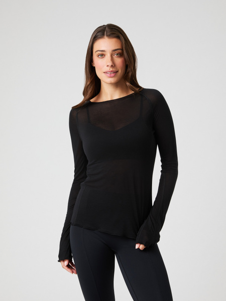 Björn Borg Studio Light Long Sleeve Top Svart, L