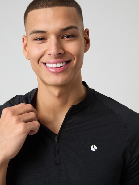 Björn Borg Ace Zip Polo Shirt Svart, L