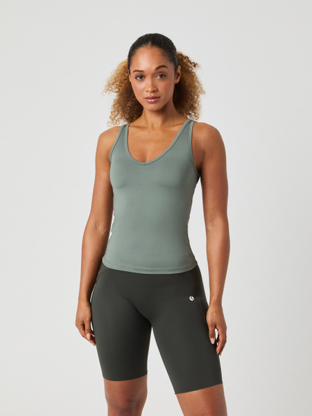 Björn Borg Ace Deep V Neck Tank Top Grön, L