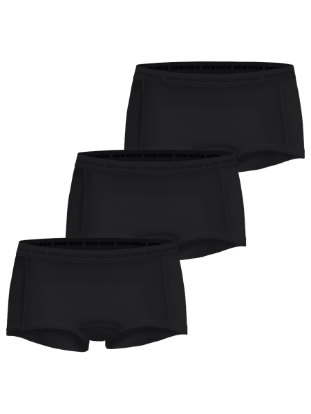 Björn Borg Everyday Cotton Boxer Shorts 3-pack Svart, L