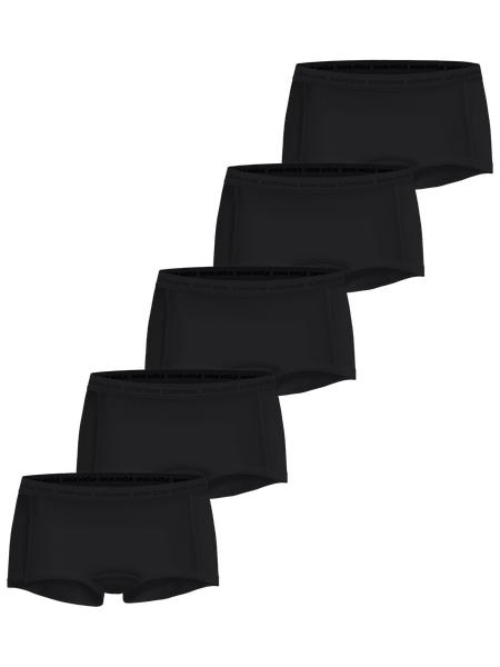 Björn Borg Everyday Cotton Boxer Shorts 5-pack Svart, L