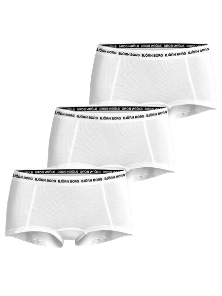 Björn Borg Logo Boxer Shorts 3-pack Vit, L