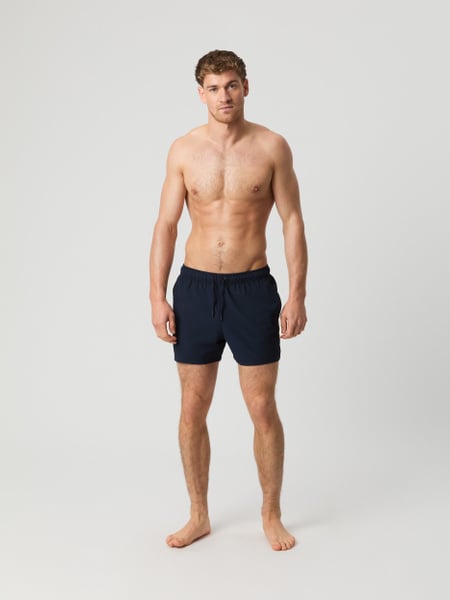 Björn Borg Borg Seersucker Swim Shorts Marinblå, L