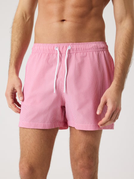 Björn Borg Borg Seersucker Swim Shorts Röd, L