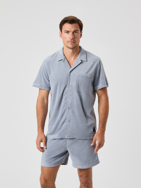 Björn Borg Borg Toweling Pool Shirt Grå, L