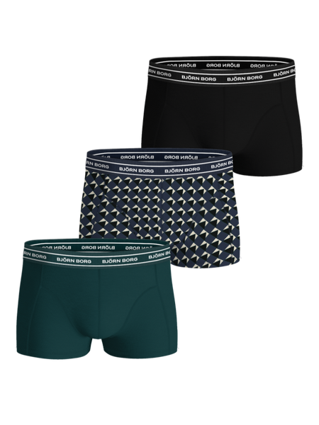 Björn Borg Organic Cotton Stretch Trunks 3-pack Multi, L