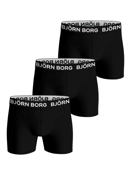 Björn Borg Bamboo Cotton Blend Boxers 3-pack Svart, L