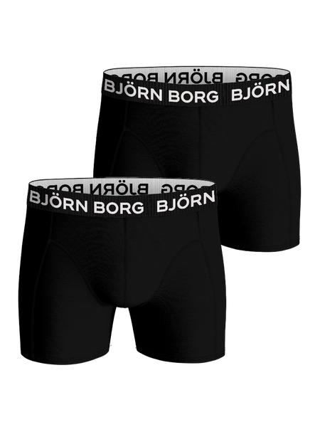 Björn Borg Bamboo Cotton Blend Boxers 2-pack Svart, L