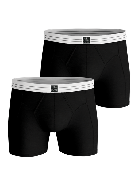 Björn Borg Viscose Cotton Blend Boxers 2-pack Svart, L