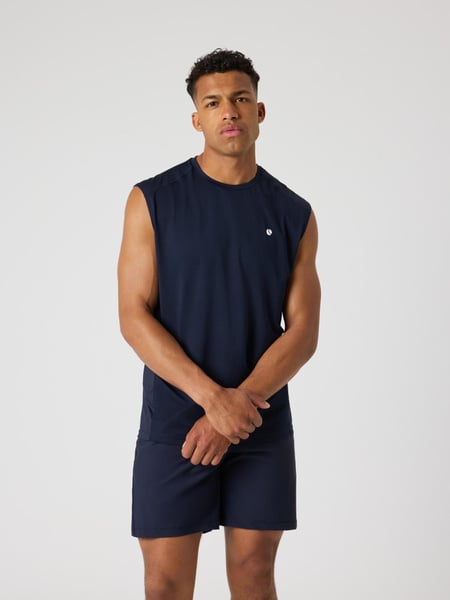 Björn Borg Ace Mesh Panel Tank Marinblå, L