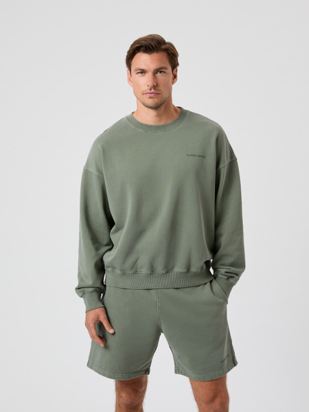 Björn Borg Borg Oversized Washed Sweatshirt Grön, L