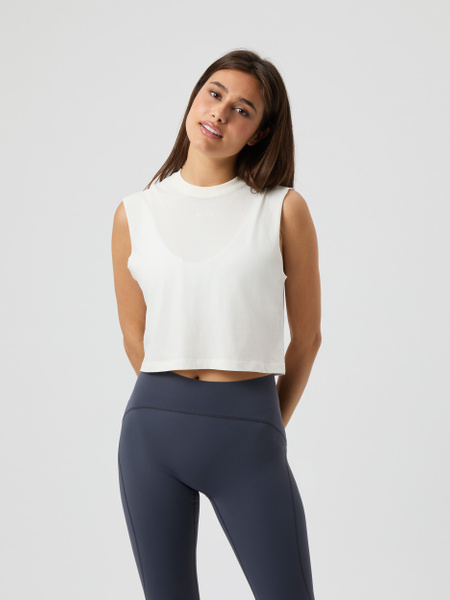 Björn Borg Borg Cropped Tank Top Vit, L
