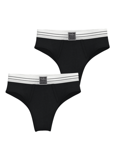 Björn Borg Original Thongs 2-pack Svart, L