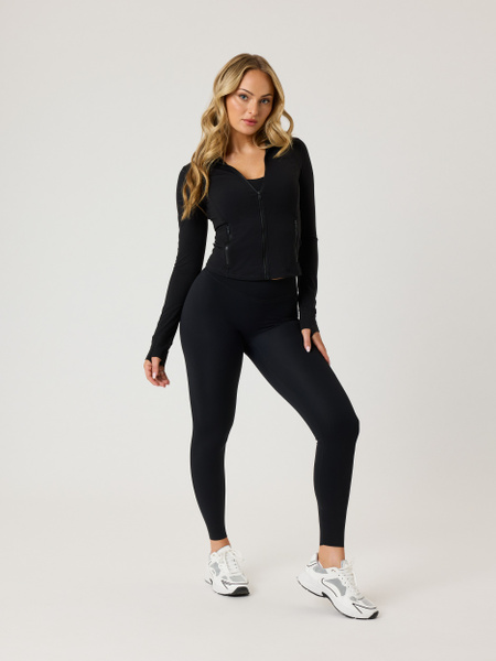 Björn Borg Alice Stenlöf Soft Zip Midlayer Svart, L