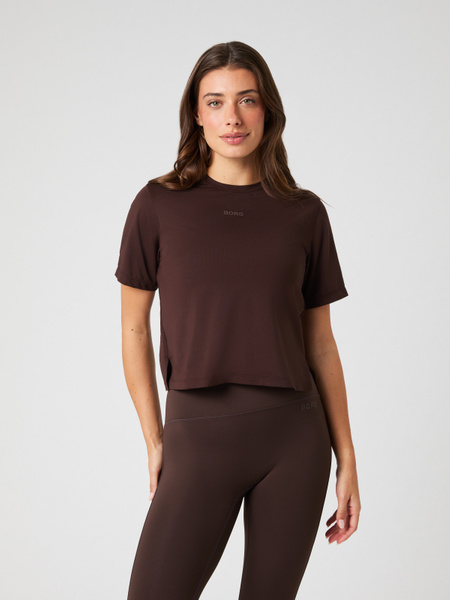 Björn Borg Borg Cropped T-shirt Brun, L